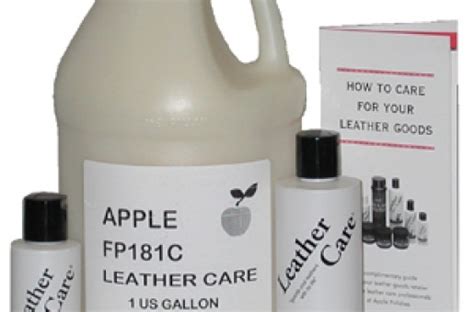 apple leather care products.